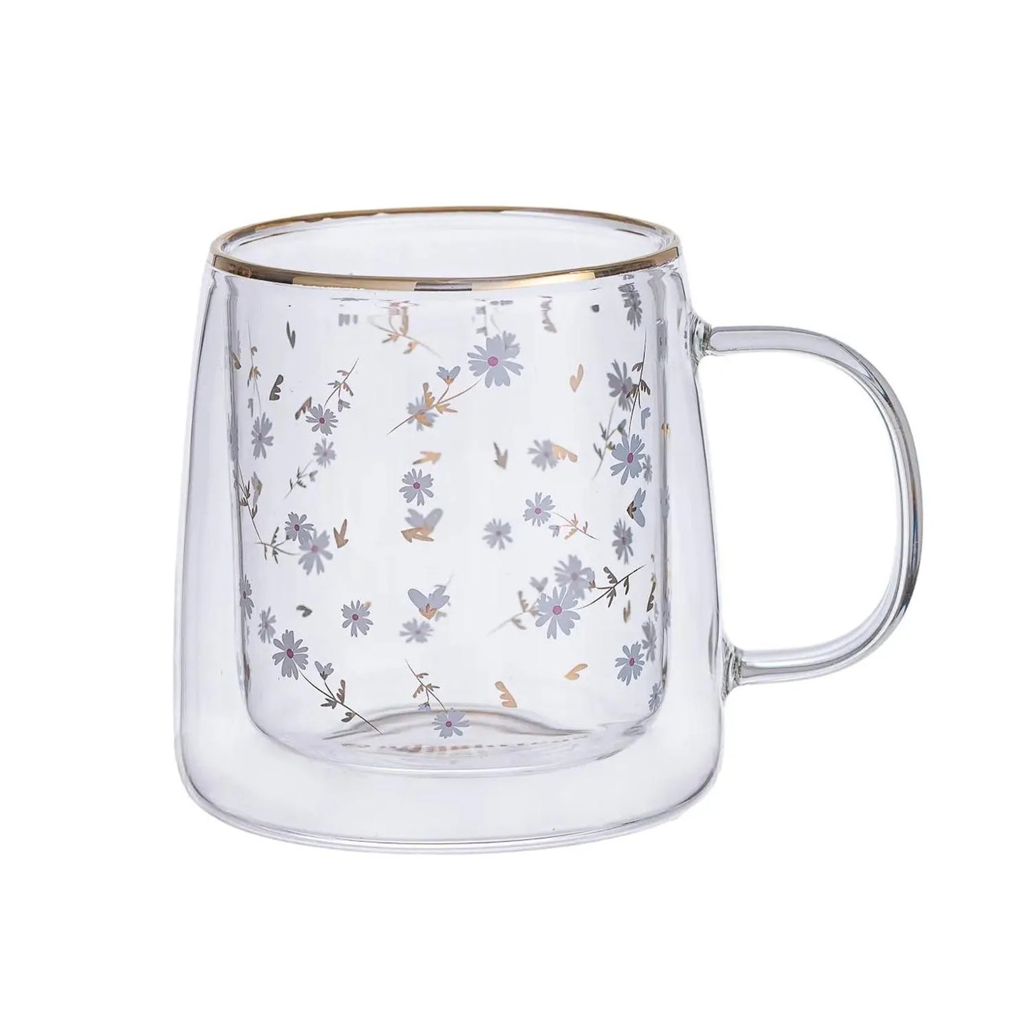 TAZA DOBLE VIDRIO WINDY DAISIES 250 ML ADAGIO