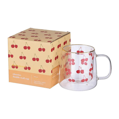 TAZA DOBLE VIDRIO CHERRIES 400 ML ADAGIO