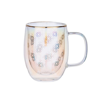 TAZA DOBLE VIDRIO GEOMETRIC FLOWERS 300 ML ADAGIO