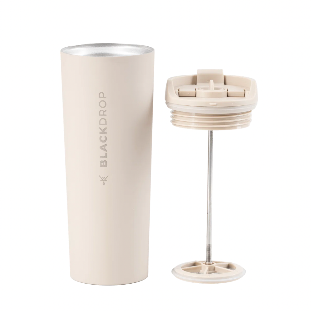 TRAVEL MUG PRENSA CREMA 450 ML BLACKDROP