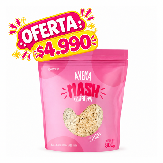 AVENA INTEGRAL SIN GLUTEN 800GR MASH