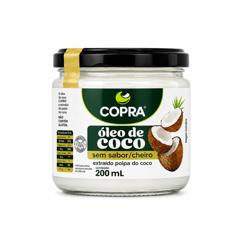ACEITE DE COCO SIN SABOR NI OLOR 200 ML COPRA