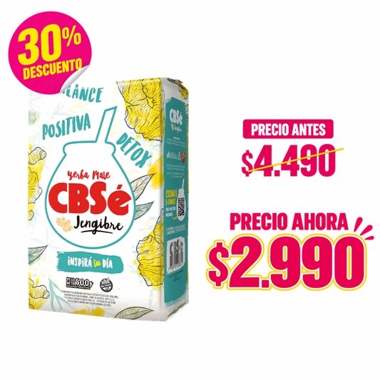 YERBA MATE JENGIBRE CBSE 500GR