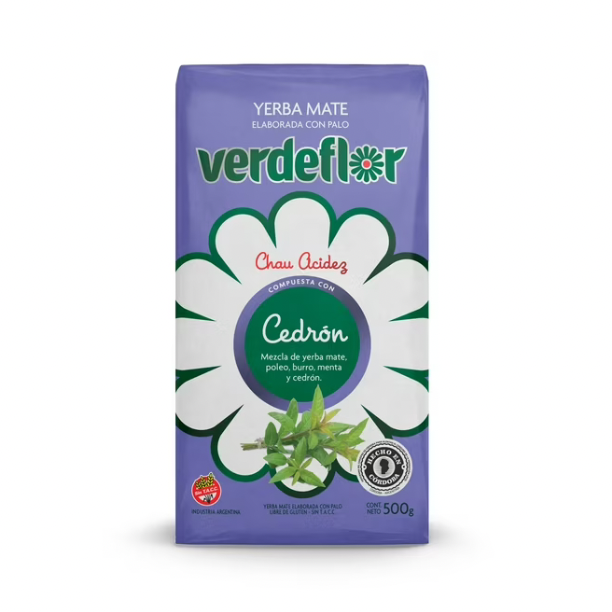 YERBA MATE VERDEFLOR CEDRON 500GR