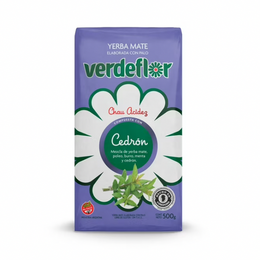 YERBA MATE VERDEFLOR CEDRON 500GR
