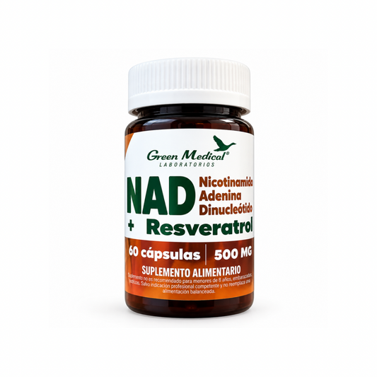 NAD + RESVERATROL 60 CAPS GREEN MEDICAL
