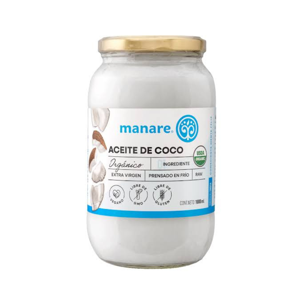 ACEITE DE COCO ORGANICO MANARE 500 ML