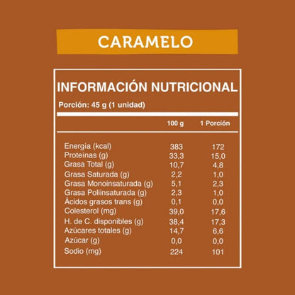 BARRA PROTEIN CARAMELO WILD PROTEIN UNIDAD