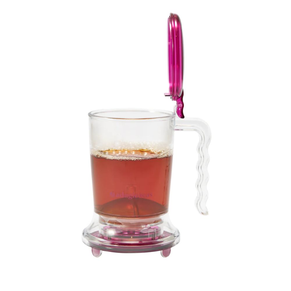 TETERA INGENUITEA TRANSPARENTE FUCSIA ADAGIO 450ML