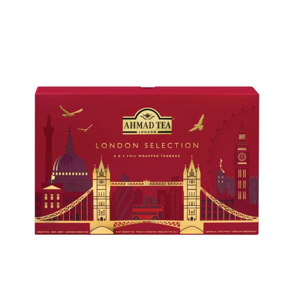 LONDON SELECTION AHMAD TEA 40 BOLSAS