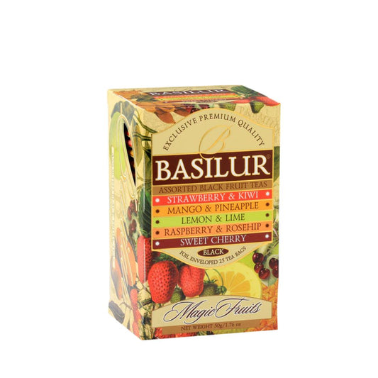 CAJA MAGIC FRUITS ASSORTED BASILUR 25 BOLSAS