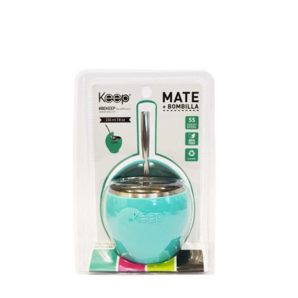 MATE CON BOMBILLA KEEP 230ML