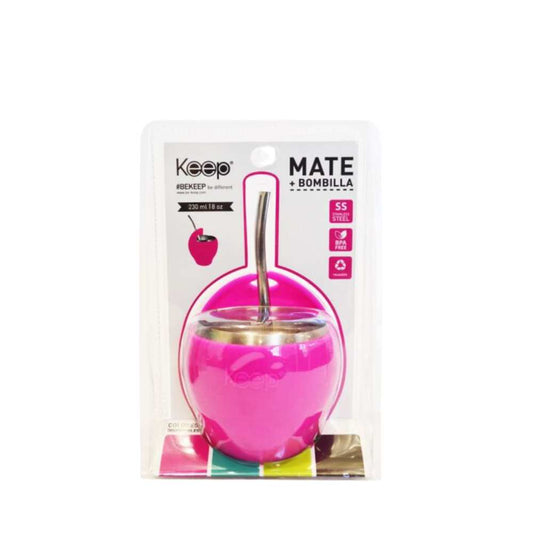 MATE CON BOMBILLA KEEP 230ML