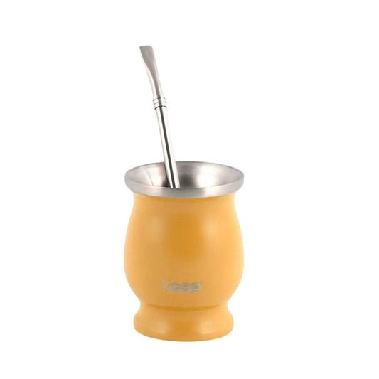 MATE CLASICO CON BOMBILLA KEEP 200ML