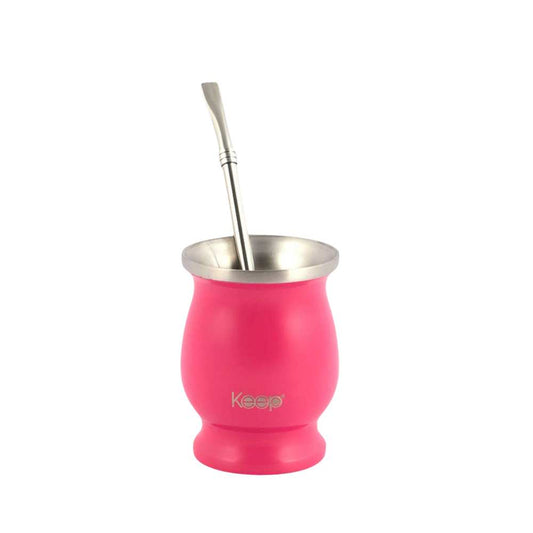 MATE CLASICO CON BOMBILLA KEEP 200ML