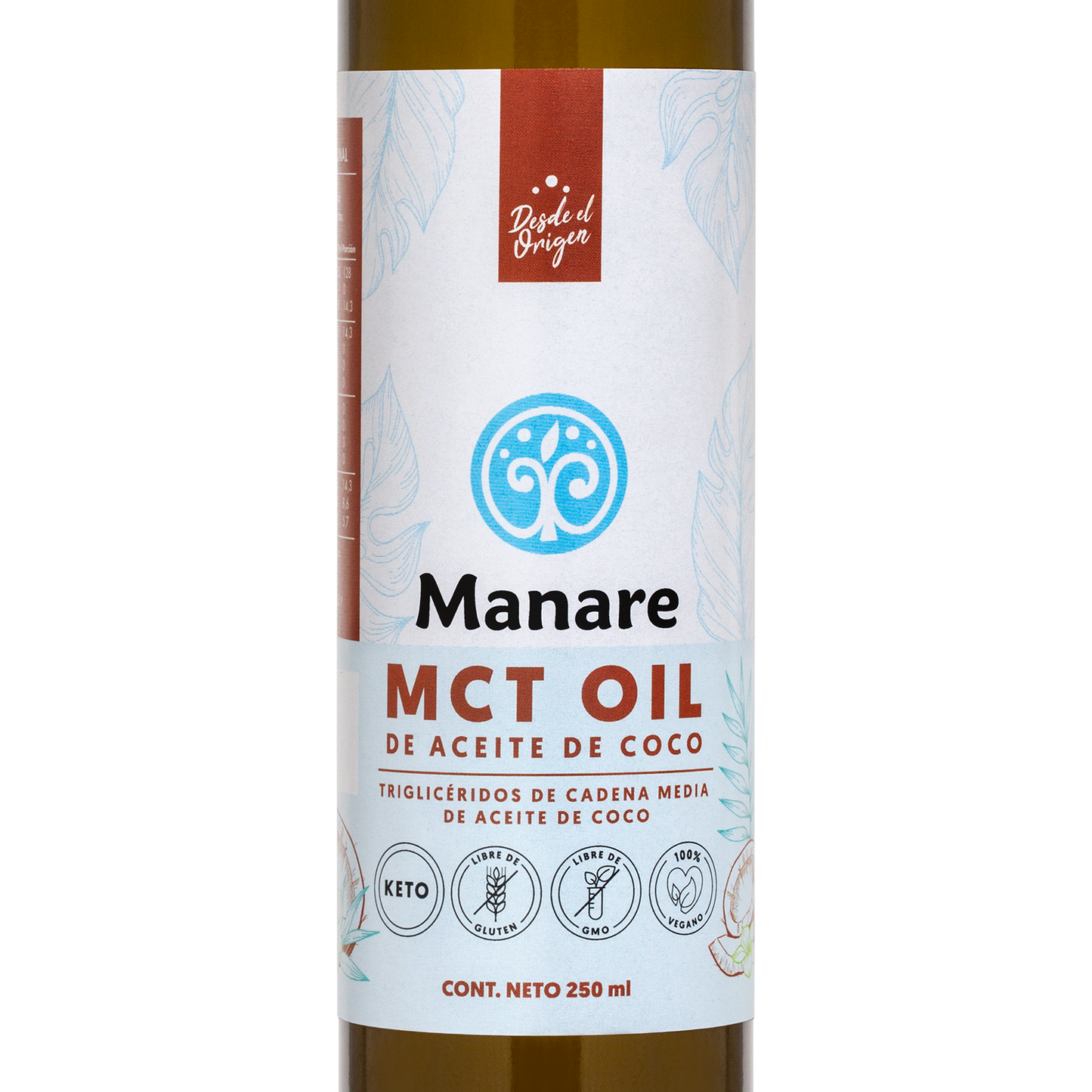 ACEITE DE COCO MCT MANARE 250ML