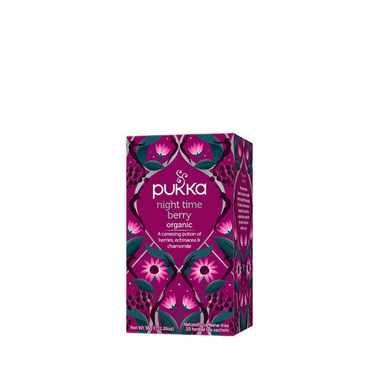 INFUSION NIGHT TIME BERRY PUKKA 20 BOLSAS