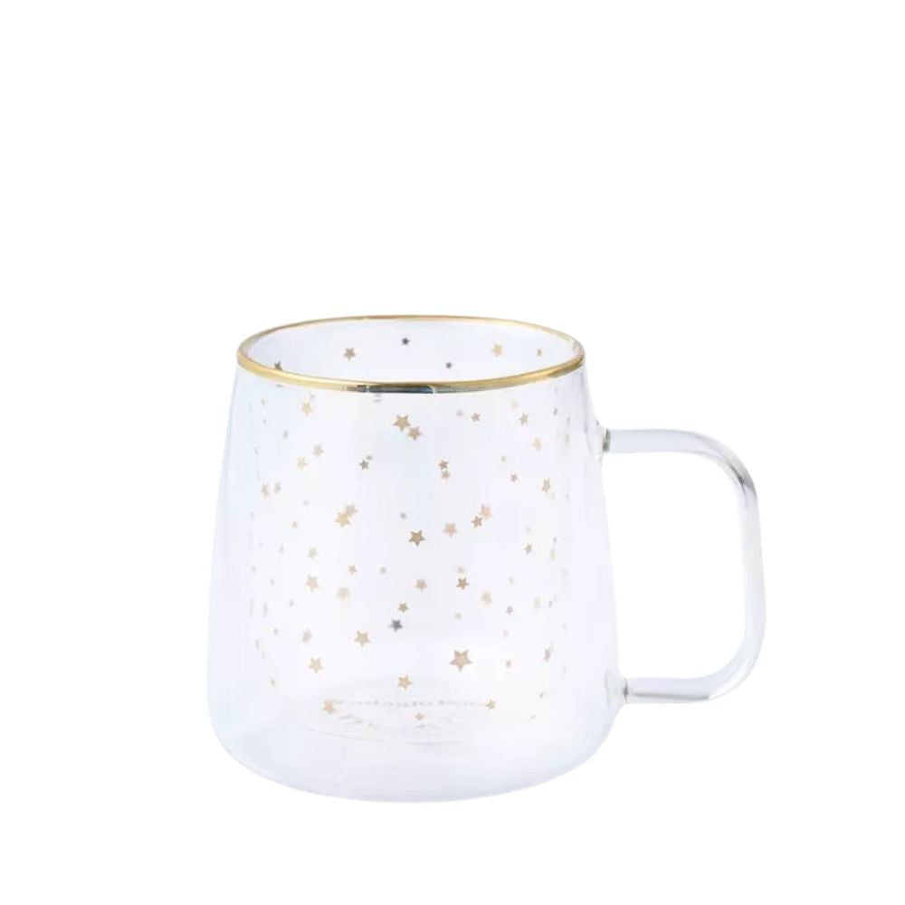 TAZA DOBLE VIDRIO ESTRELLA DORADO ADAGIO 400ML