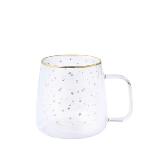 TAZA DOBLE VIDRIO ESTRELLA DORADO ADAGIO 400ML