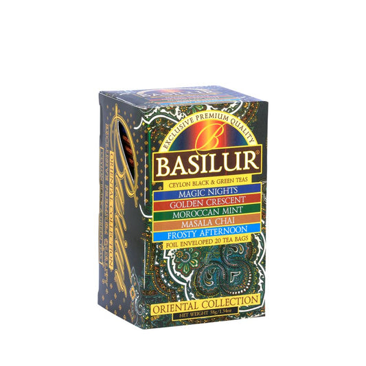 CAJA VARIEDAD ORIENTAL BASILUR 25 BOLSAS