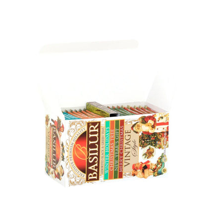 CAJA VINTAGE STYLE BASILUR 25 BOLSAS
