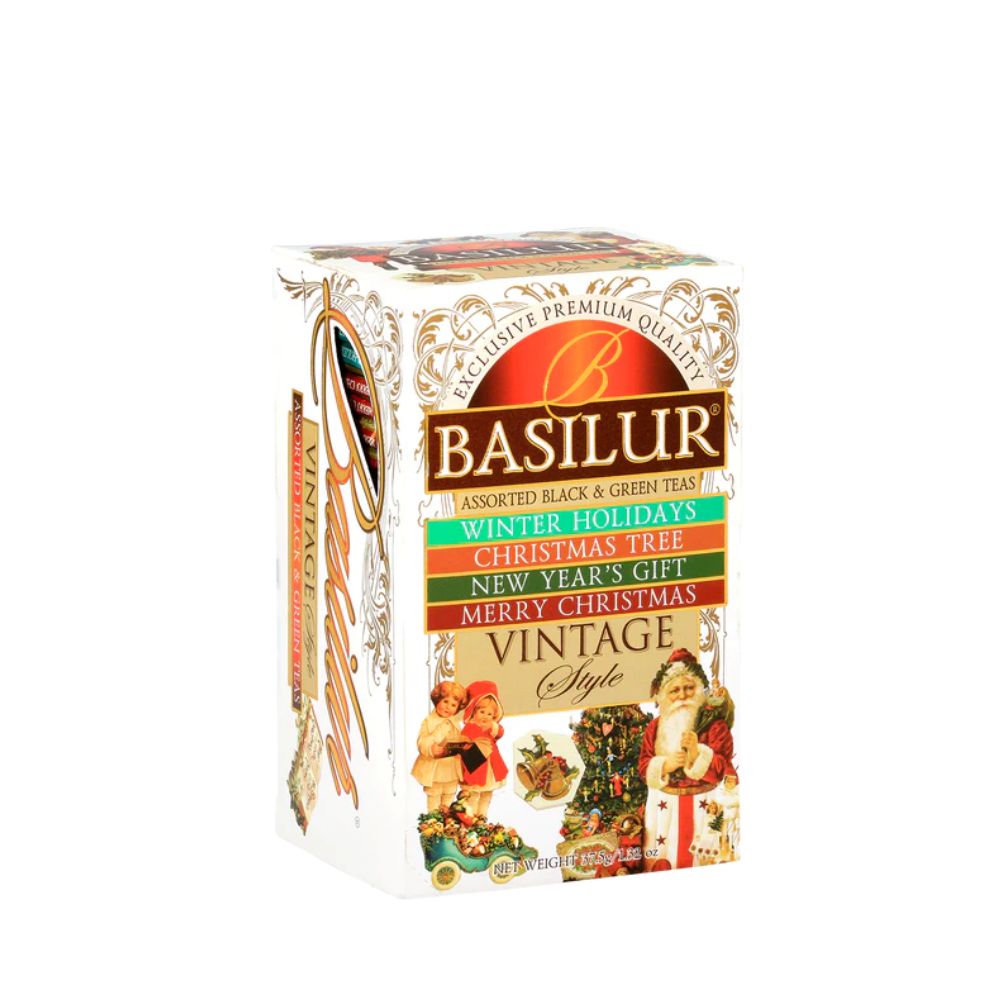 CAJA VINTAGE STYLE BASILUR 25 BOLSAS