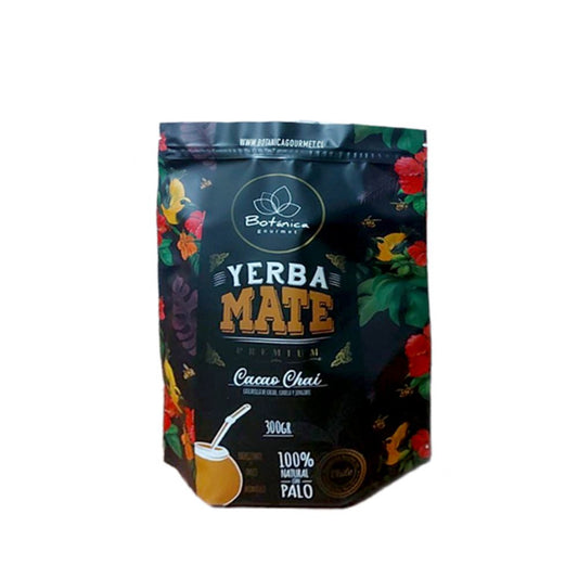 YERBA MATE CACAO CHAI DOY PACK BOTANICA 300GR