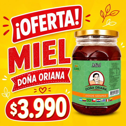 MIEL MULTIFLORAL DOÑA ORIANA 500GR